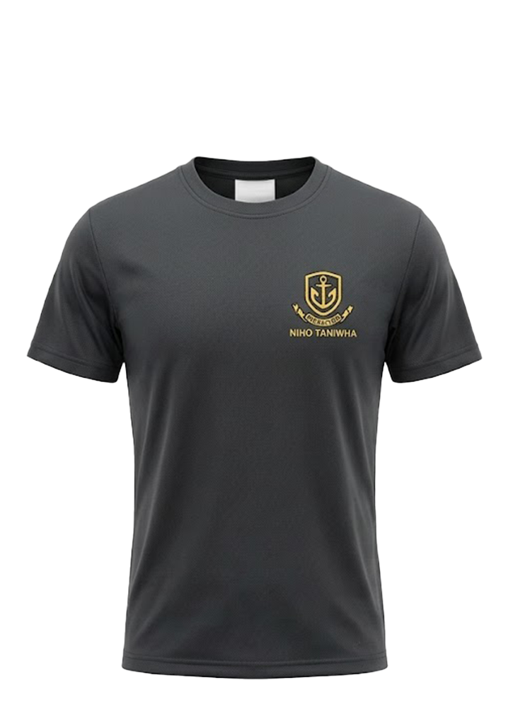 Whangārei Boys' High School 'NIHO TANIWHA' Whanau Tee Black
