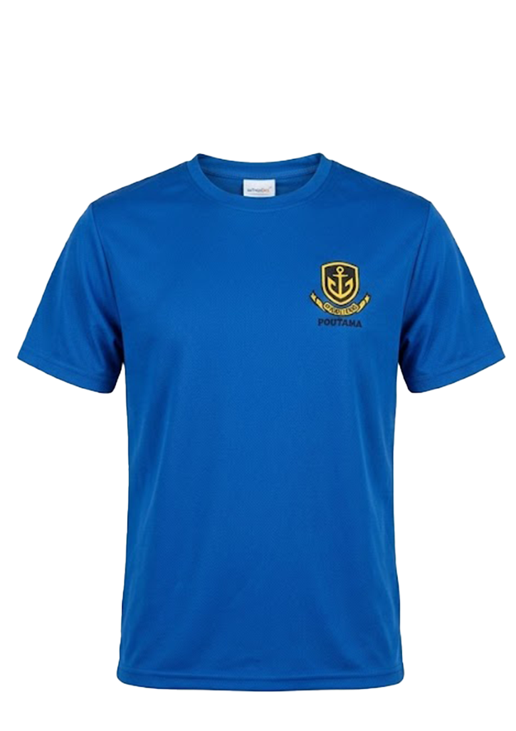 Whangarei Boys' High School 'POUTAMA' Whanau Tee  Royal